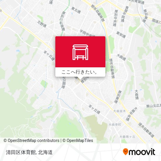 清田区体育館地図