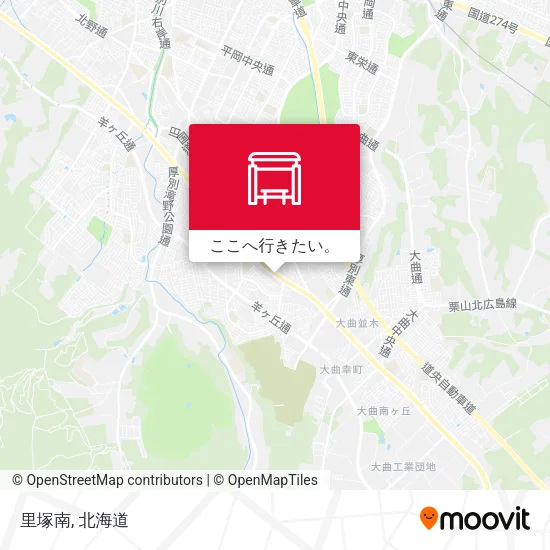 里塚南地図