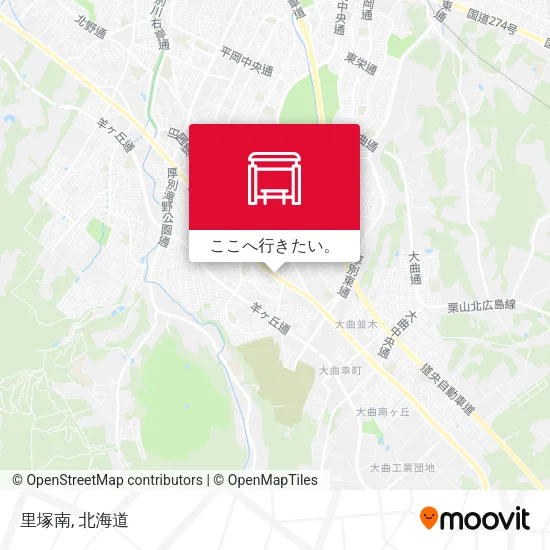 里塚南地図