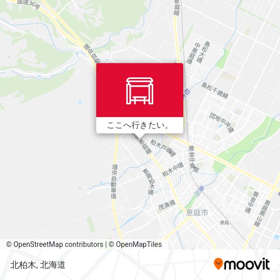 北柏木地図