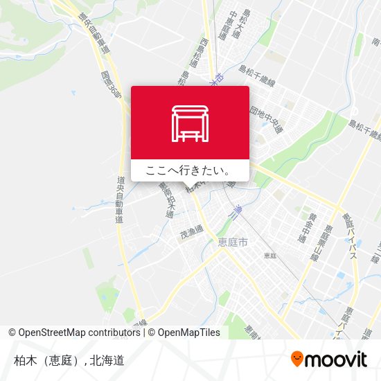 柏木（恵庭）地図