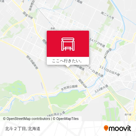 北斗２丁目地図