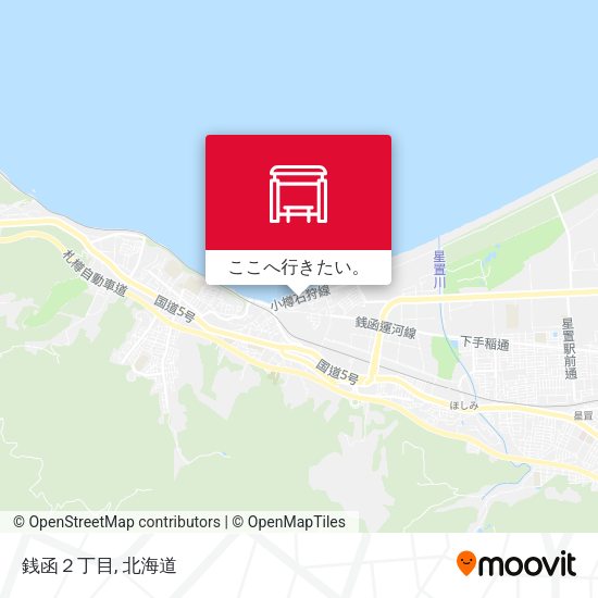 銭函２丁目地図