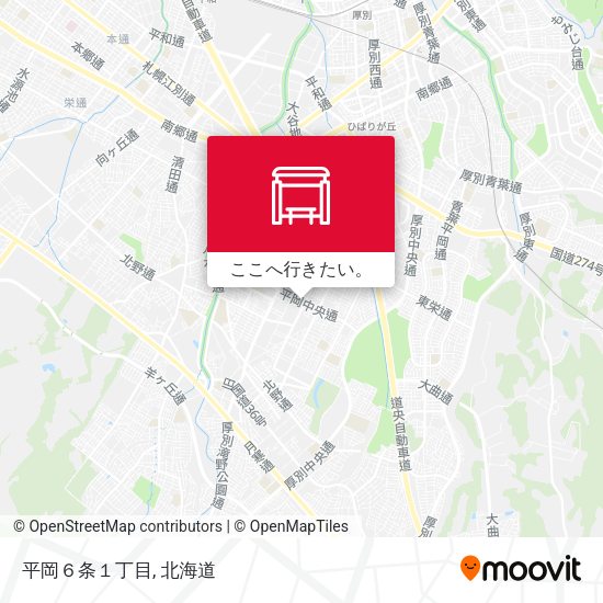 平岡６条１丁目地図