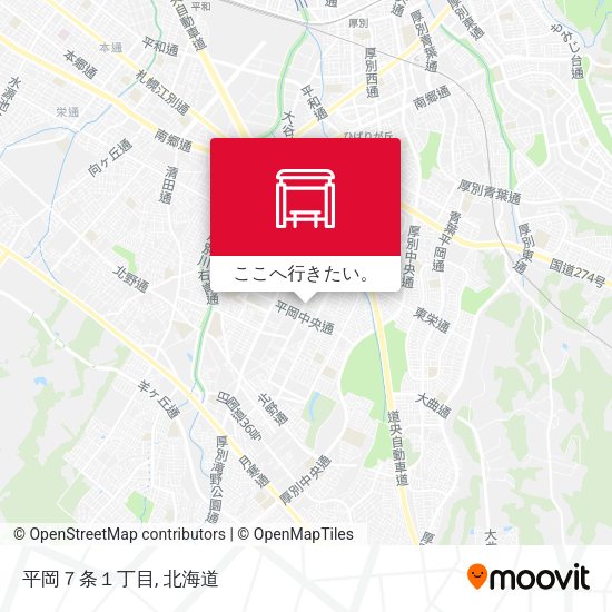 平岡７条１丁目地図