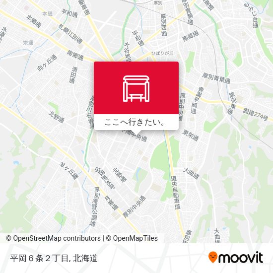 平岡６条２丁目地図