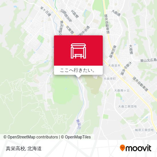 真栄高校地図