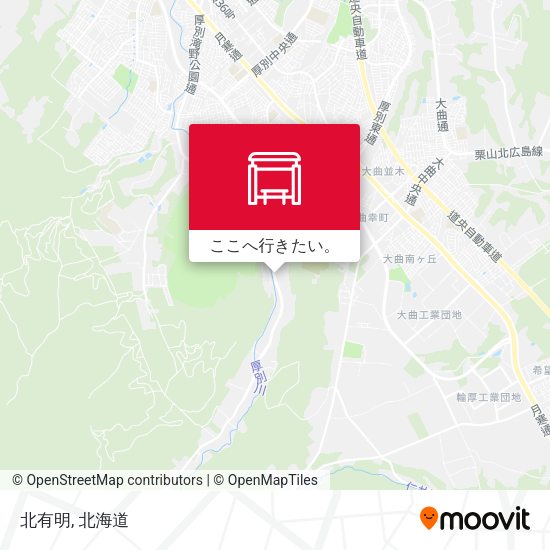 北有明地図