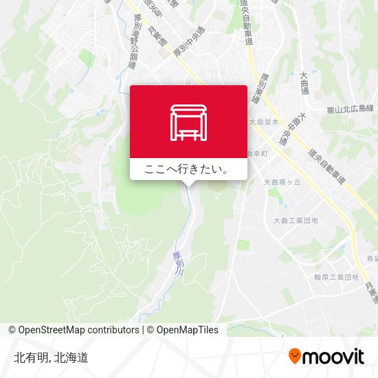 北有明地図