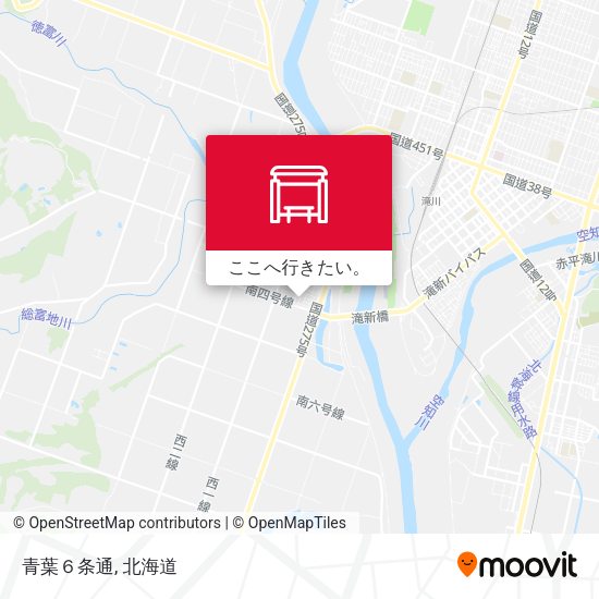 青葉６条通地図