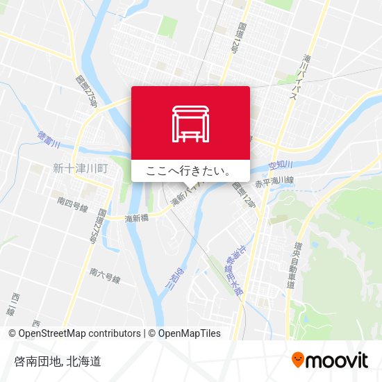 啓南団地地図