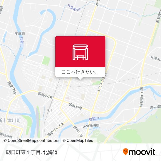 朝日町東１丁目地図