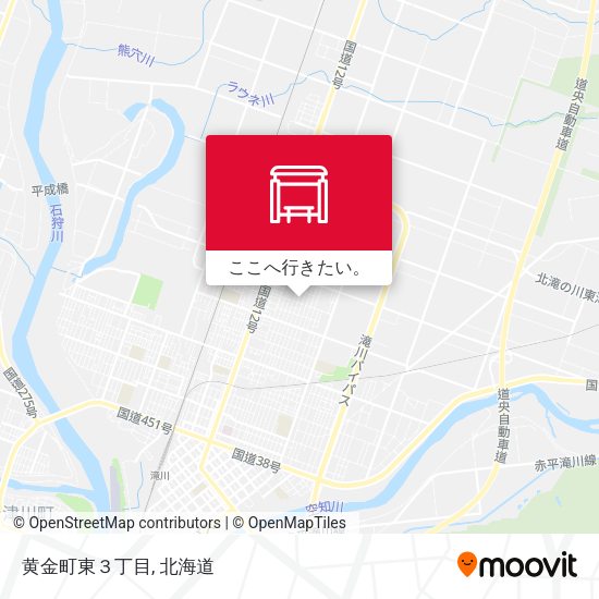 黄金町東３丁目地図