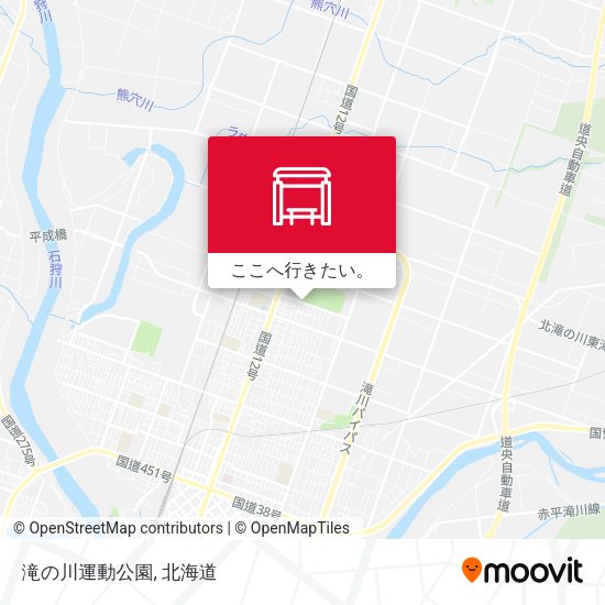滝の川運動公園地図
