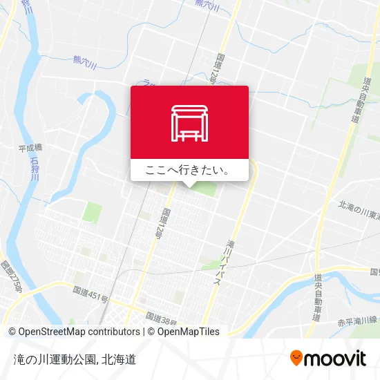 滝の川運動公園地図