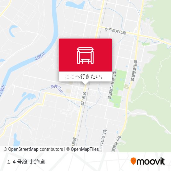 １４号線地図