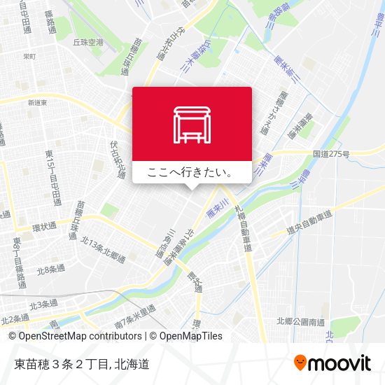 東苗穂３条２丁目地図