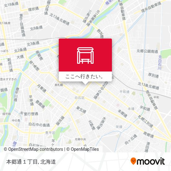 本郷通１丁目地図
