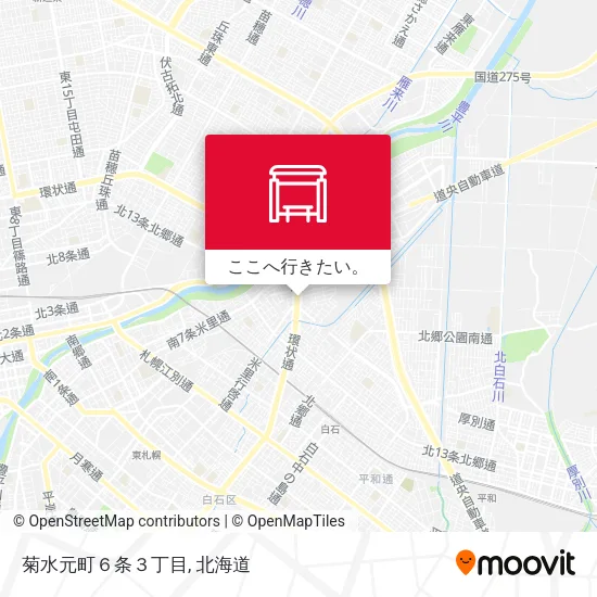 菊水元町６条３丁目地図