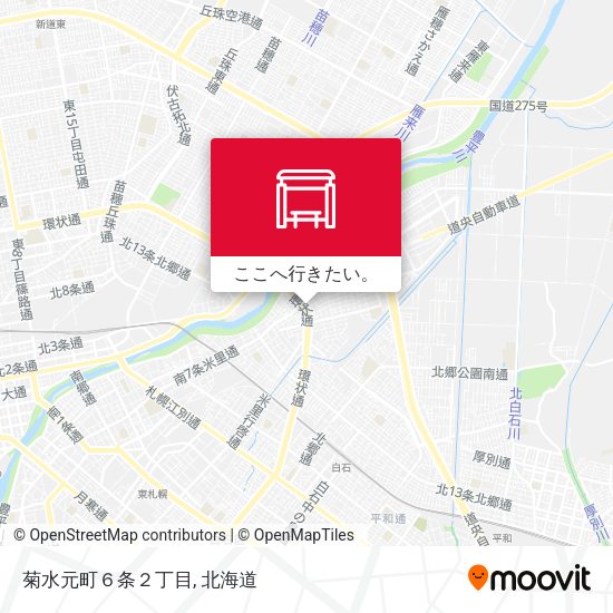 菊水元町６条２丁目地図