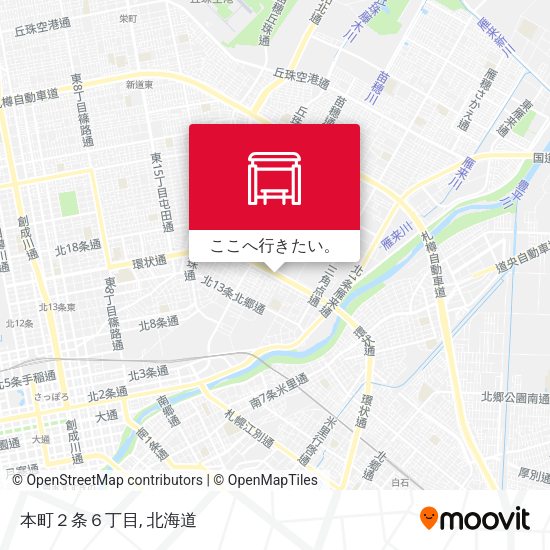 本町２条６丁目地図