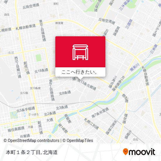 本町１条２丁目地図