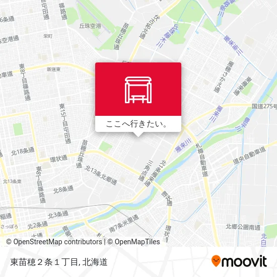 東苗穂２条１丁目地図