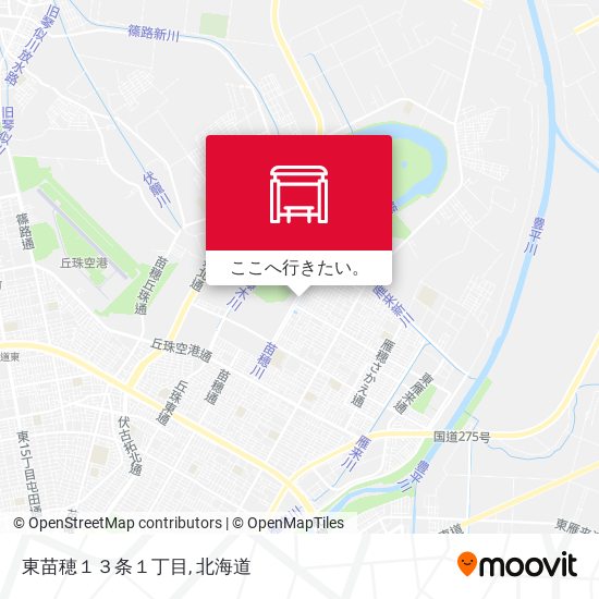 東苗穂１３条１丁目地図