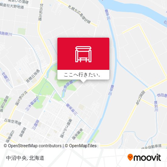 中沼中央地図