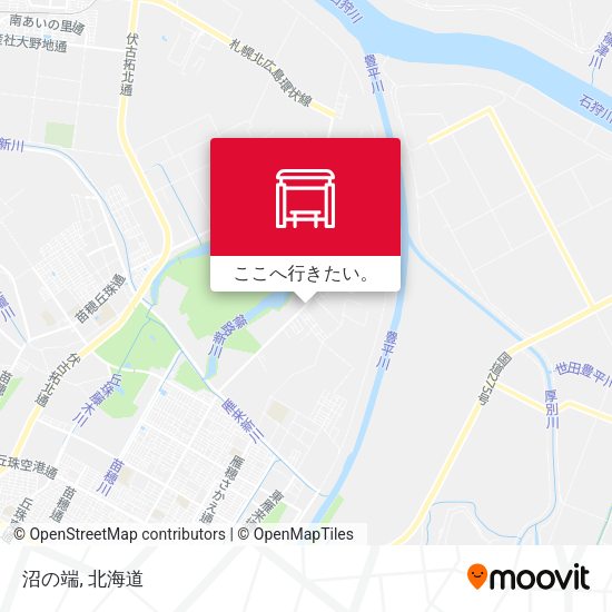 沼の端地図
