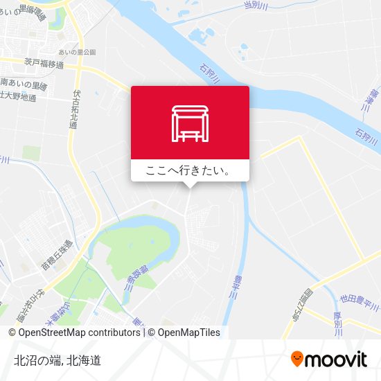 北沼の端地図