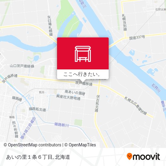 あいの里１条６丁目地図
