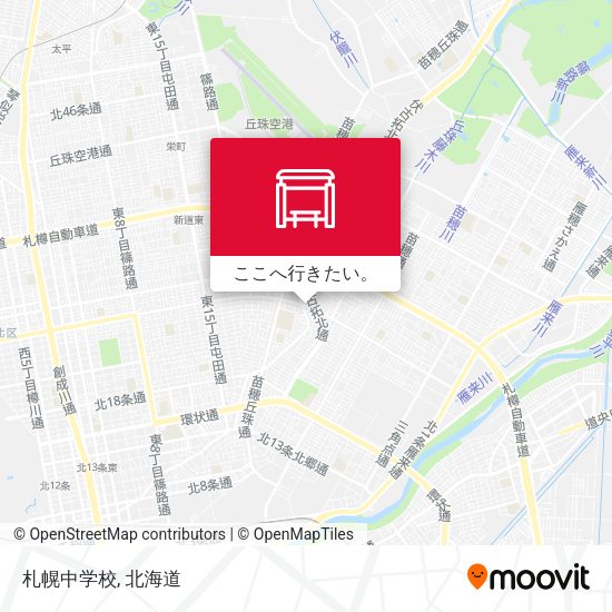 札幌中学校地図