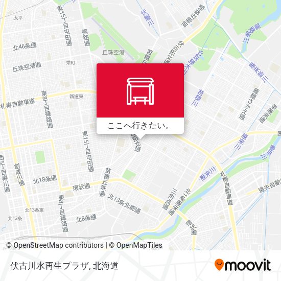 伏古川水再生プラザ地図