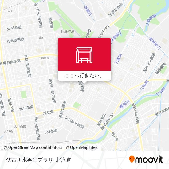 伏古川水再生プラザ地図