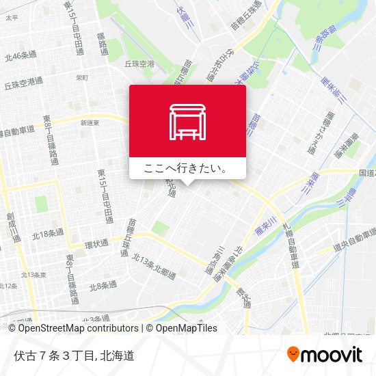 伏古７条３丁目地図