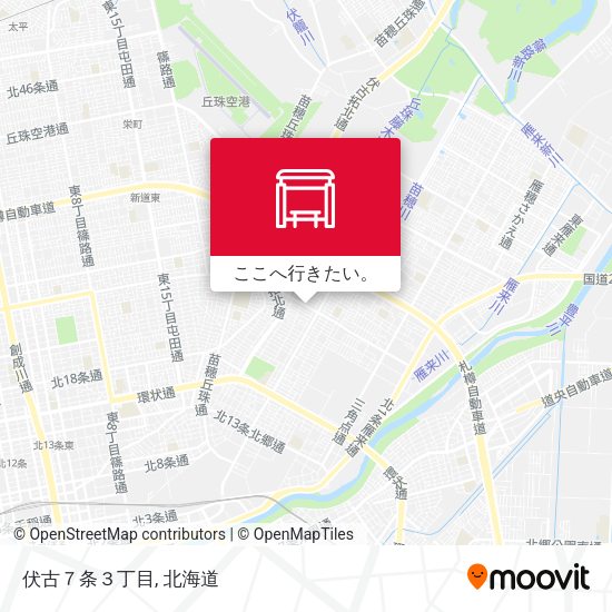 伏古７条３丁目地図