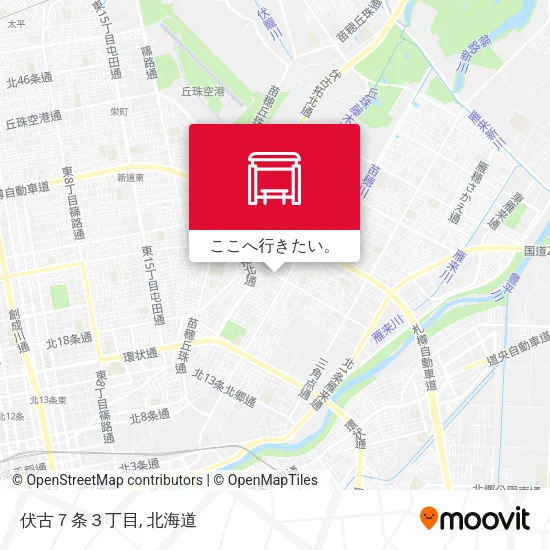 伏古７条３丁目地図