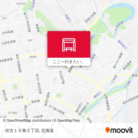 伏古１０条２丁目地図