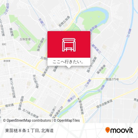 東苗穂８条１丁目地図