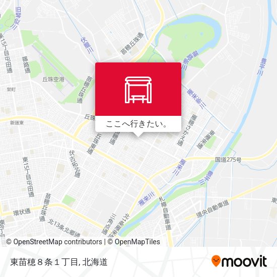 東苗穂８条１丁目地図