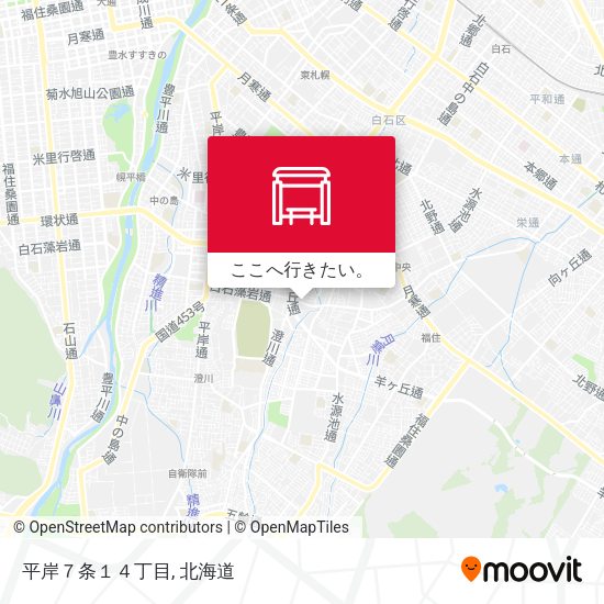 平岸７条１４丁目地図