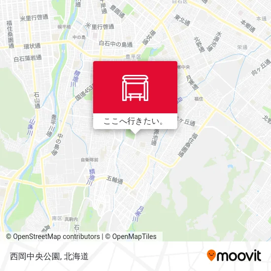 西岡中央公園地図