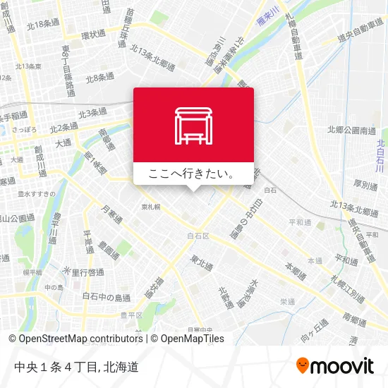中央１条４丁目地図