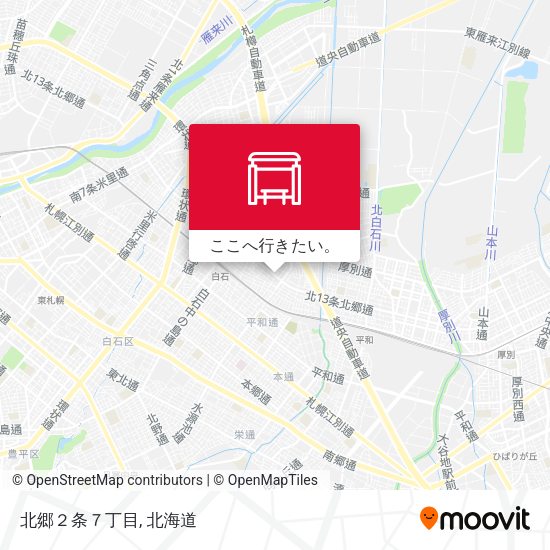 北郷２条７丁目地図