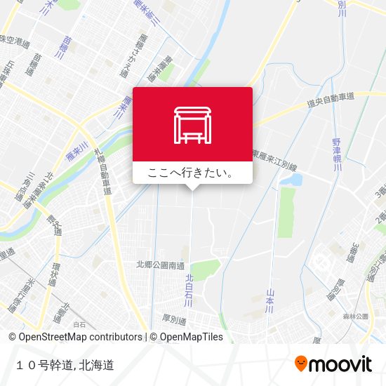 １０号幹道地図
