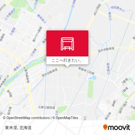 東米里地図