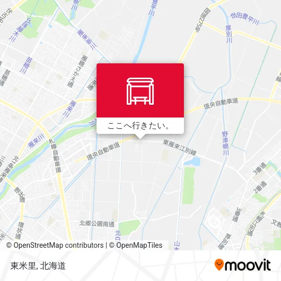 東米里地図