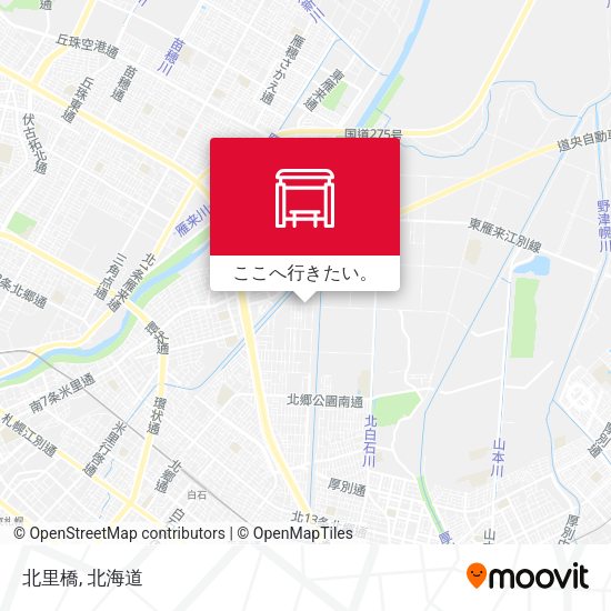 北里橋地図