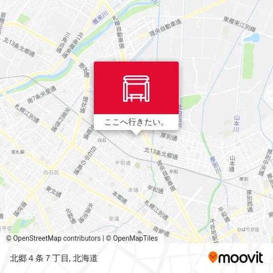 北郷４条７丁目地図